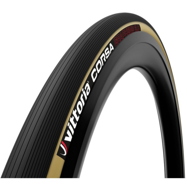 Vittoria Corsa Graphene 2.0 Tubular 700x23C (23-622) Black/Beige