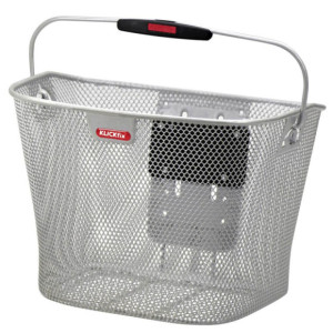 KlickFix Uni Front Basket - Silver