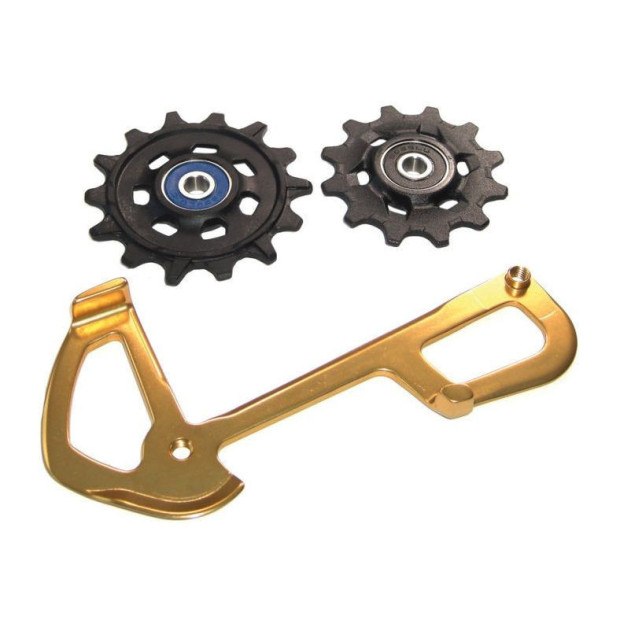 SRAM XX1 Eagle Derailleur Pulleys and Internal Clevis - Gold