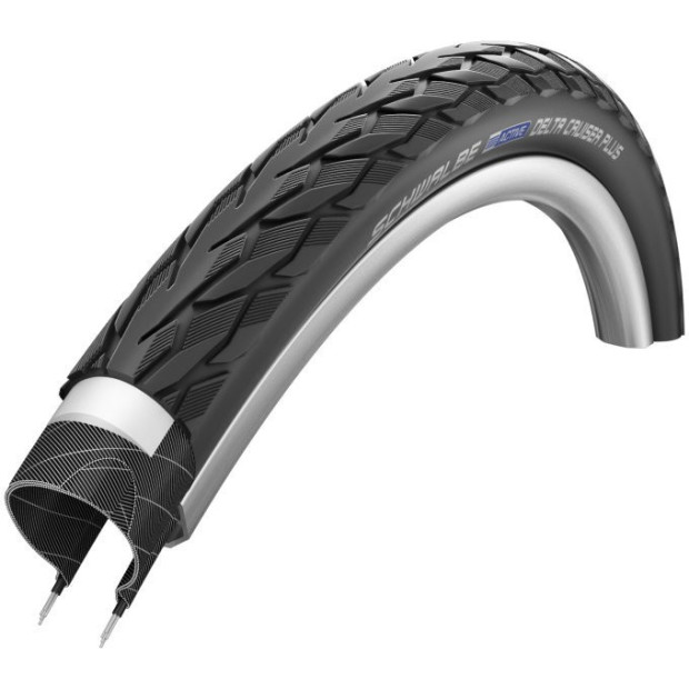 Schwalbe Delta Cruiser Plus 28" Tyre - 37-622 (28x1.40) - Black