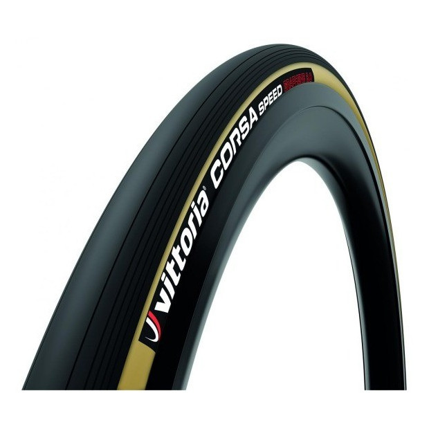 Vittoria Corsa Speed Graphene 2.0 Tubular 700x25C (25-622) Black/Beige