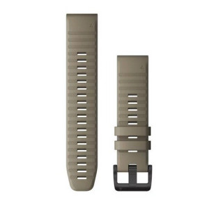 Garmin QuickFit Watchband for Fenix 6 - Silicone Dark Sandstone