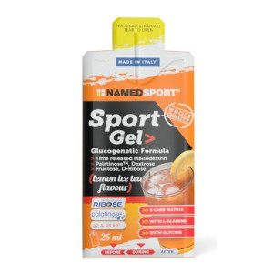 NamedSport Sport Gel Energetic Gel - Lemon-Ice Tea - 25 ml
