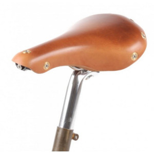 Saddle Berthoud Marie Blanque Leather - Natural
