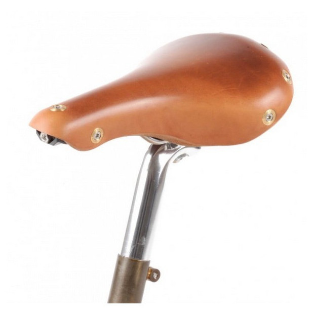 Saddle Berthoud Marie Blanque Leather - Natural