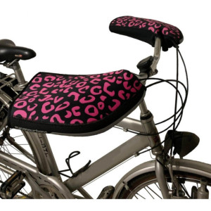 Tucano Urbano City Handlebar Sleeves Black/Pink Leopard