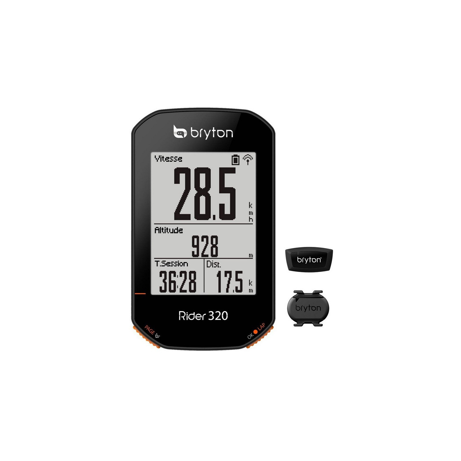 Bryton Rider 320 T Bike GPS - Heart rate monitor & Cadence