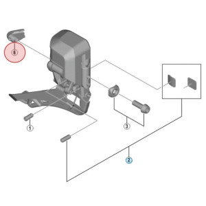 Connection Cover for Shimano Dura Ace Di2 FD-R9150 Front Derailleur