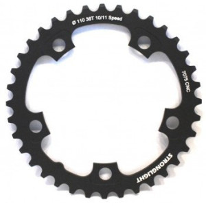Stronglight Type S 7075-T6 Shimano 110 mm 10/11 Inside Chainring - Black