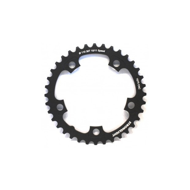 Stronglight Type S 7075-T6 Shimano 110 mm 10/11 Inside Chainring - Black