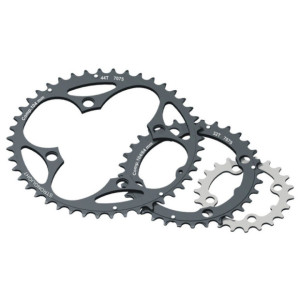 Stronglight MTB Sram Type 7075-T6 104 mm 10 s Outside Double Chainring - Black