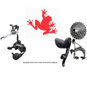 SRAM Force 22 Groupset 2x11 compact - with mechanic rim brakes