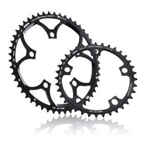 Miche 1986F Chainring Compact 110 mm Outside - Black