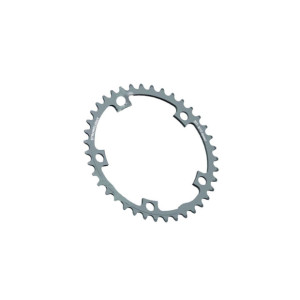 Stronglight Type S 7075-T6 Shimano 130 mm 9/10 Middle Position Chainring - Silver