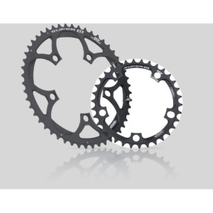 Miche Super 11 1927 Chainring Compact 110 mm Inside - Black