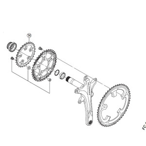 Shimano Ultegra 6703 Chainring 30 Tooth - 92 mm