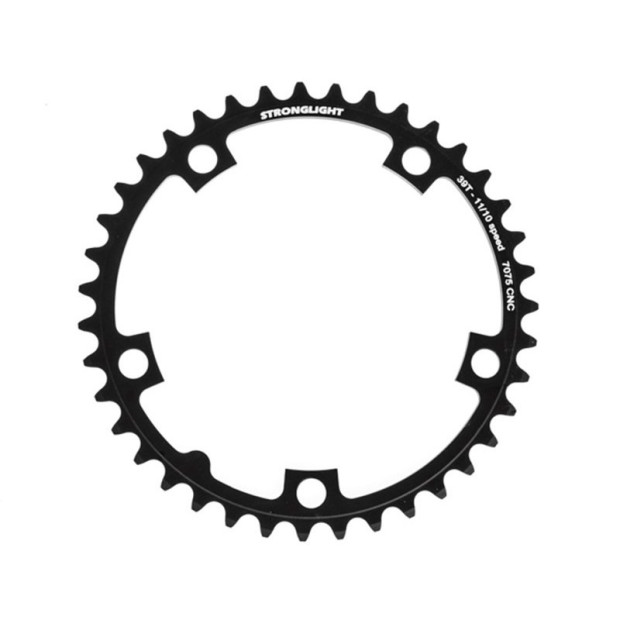 Stronglight Type S 7075-T6 Shimano 130 mm 10/11 Inside Chainring - Black