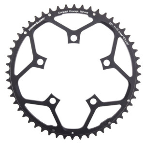 Stronglight Type S 7075-T6 Shimano 110 mm 10/11 Outside Chainring - Black