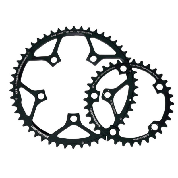 Stronglight Type D/EPS CT2 Campagnolo 110 mm 11 Inside Chainring - Black
