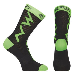 Northwave Socks Extreme Tech Plus - Balck/Green Fluo