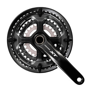 Shimano Deore XT FC-T8000 [48-36-26] Trekking Crankset Grey - Integrated Axle