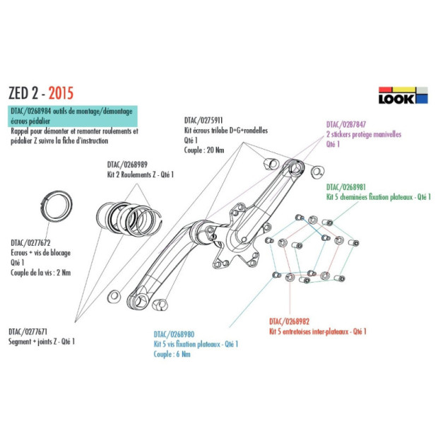 Look Zed 2 Bottom bracket Tool - DTAC/0268984