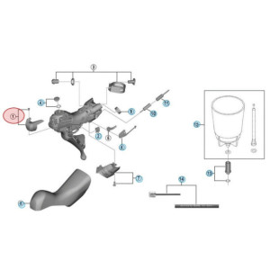 Shimano Ultegra Hydro ST-R8020Brake and Shift Lever Front Cover