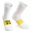 Assos Spring Fall Sock White/Yellow