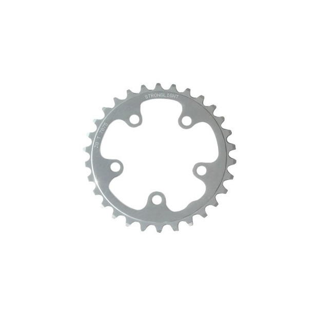 Stronglight Type S 7075-T6 Shimano 74 mm 9/10 Inside Position Chainring - Silver