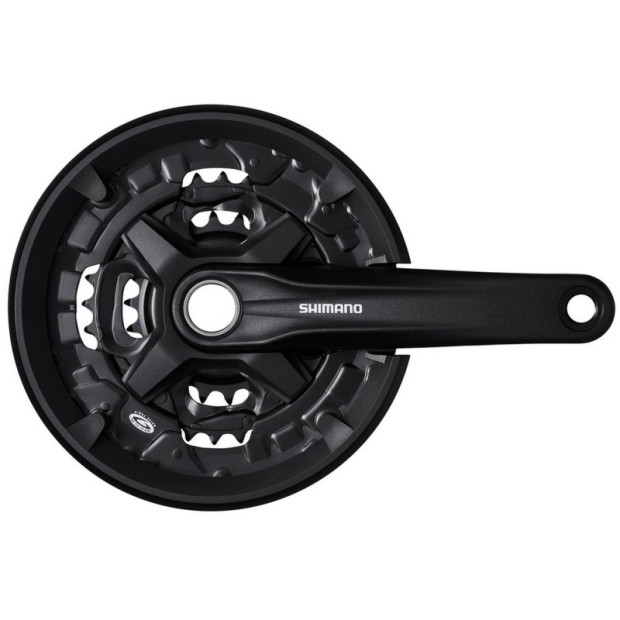 Shimano Altus FC-MT210 Crankset - 3x9 Speed - With Cover - 44/32/22 Teeth