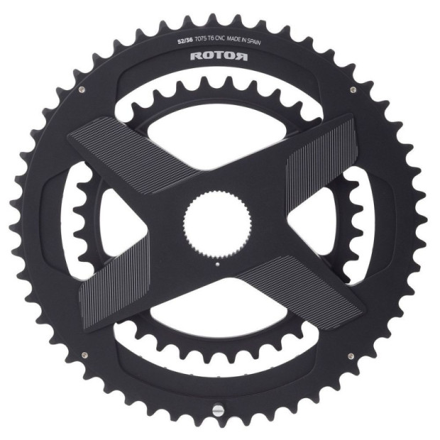 Rotor Direct Mount Double Chainrings for Aldhu, Vegast, INpower and 2INpower Cranksets