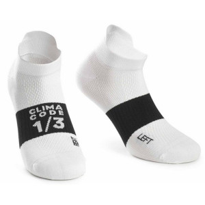 Assos Hot Summer Low Socks White/Black