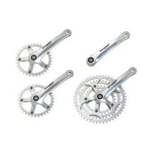 Stronglight Crankset Impact Tandem Triple - Silver