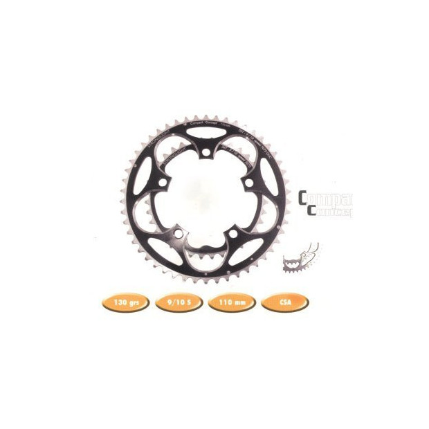 Stronglight Chainring 110 TYPE S ALU 7075 BLACK
