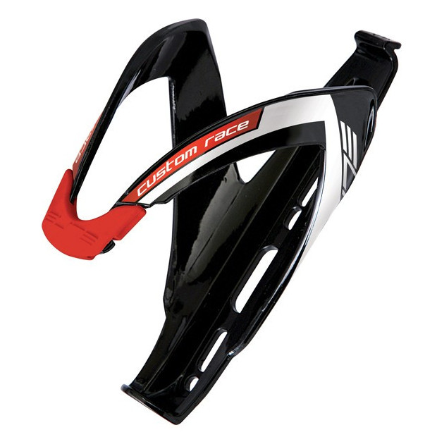 Bottle-cage Elite Custom Race - Glossy Black / Red