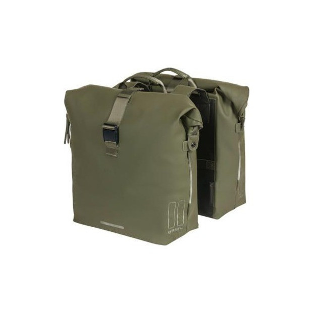 Basil SoHo Nordlicht Panniers 41L Green