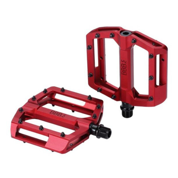 BBB Enigma MTB Flat Pedals Red