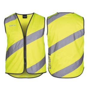 Wowow Roadie Safety Waistcoat Yellow with Zip